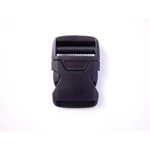 1個お試し送料無料 YKK LB38X プラスチック バックル 黒 38mm巾用 定形外郵便発送