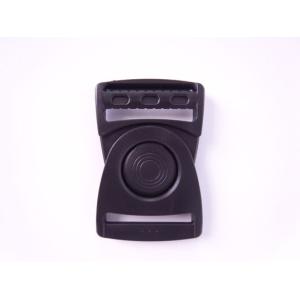 YKK LB38Q プラスチック バックル 黒 38mm巾用 ベルトの長さ調節などに