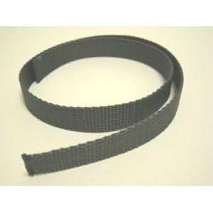 PPベルト col.20チャコールグレー 1.2mm厚 15mm巾　50cm単位切り売り