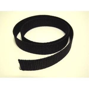 PPベルト col.19ブラック 1.2mm厚 15mm巾　50cm単位切り売り