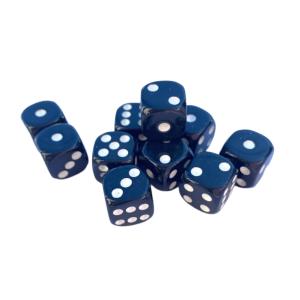 サイコロ 黒 10個セット 点字 6面 ダイス...の詳細画像2