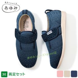 介護シューズ あゆみシューズ 公式 介護靴 ダブルマジック2 雅（5E