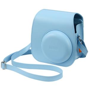 富士フィルム（フジフィルム）チェキinstax mini11用カメラケース（ブルー）