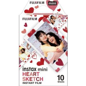 FUJIFILM（フジフィルム）チェキフィルム　ハートスケッチ　チェキ用フィルム　INSTAX MINI HEART SKETCH WW 1｜tokutokutokiwa