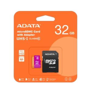 ADATA microSDHCカード 32GB AUSDH32GUICL10-RA1 Class10 UHS-I アダプタ付き｜tokutokutokiwa