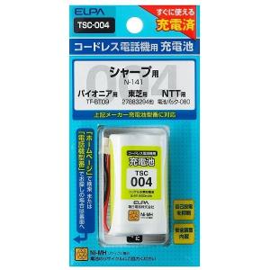 エルパ コードレス電話機用充電池 ELPA TSC-004 スタンダード エルパ コードレス電話機用充電池 ELPA TSC-004 スタンダード