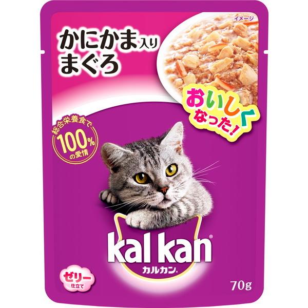 カルカン パウチ かにかま入りまぐろ 70g