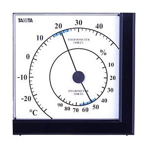 TANITA（タニタ）置き掛け両用タイプ 温湿度計 TT-536-BK（黒）｜tokutokutokiwa