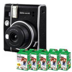 【フィルム100枚セット】富士フィルム　チェキカメラ　instax mini40+フィルム100枚付き｜tokutokutokiwa