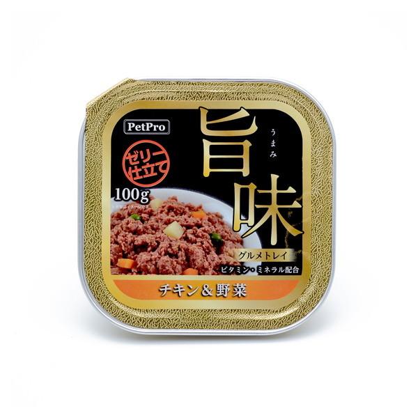 ペットプロ 旨味グルメ犬トレーチキン＆野菜１００ｇ