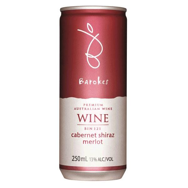 バロークス　プレミアム缶ワイン 赤 250ml(オーストラリア)