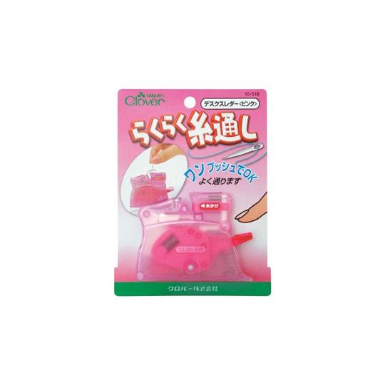 糸通し デスクスレダー ピンク 10518　4901316105181　手芸用品
