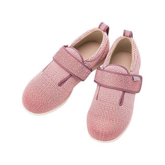 リハビリシューズお出かけ用 ダブルマジックIIIニット（女性用）ピンク　S 21.0〜21.5cm　...
