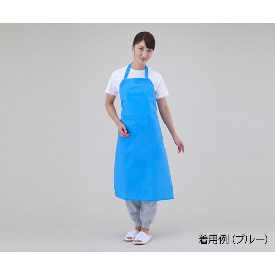 防水カラーエプロン（ブルー） 入浴介助用品　4560181921106