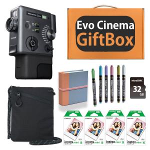 【ギフトチェキ】富士フィルム（フジフィルム）ハイブリッドインスタントカメラ シネマ　チェキINS MINI EVO CINEMA instax mini Evo Cinema