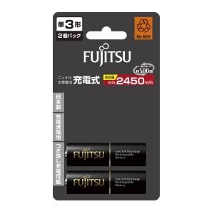 富士通 FDK 単3形充電池2本 高容量タイプ 単3 充電池 HR-3UTHC 日本製