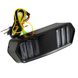 ホンダ グロム/MSX125 スモーク LEDテールライト ユニット ウインカー連動 スリットデザイン 12V