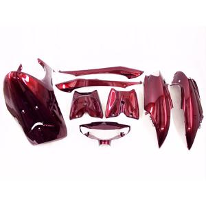 ヤマハ リモコンジョグ(SA16J) 外装カウル 8点セット ワインレッド色