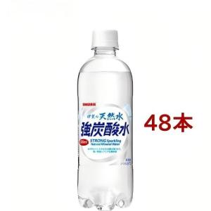 サンガリア 伊賀の天然水 強炭酸水(500ml*48本セット)【サンガリア 天然水炭酸水】