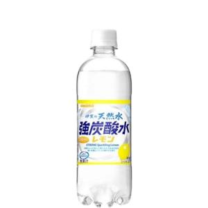 サンガリア 天然水強炭酸水レモン(500ml*24本入)【bnad02】【サンガリア】
