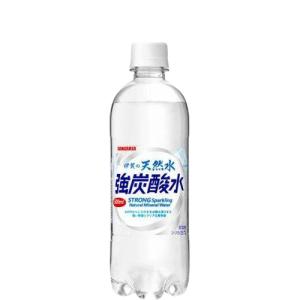 サンガリア 伊賀の天然水 強炭酸水(500ml*24本入)【サンガリア 天然水炭酸水】