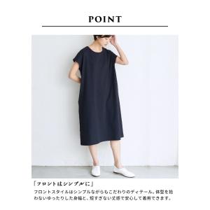 夏ワンピース 50代 40代 きれいめ 接触冷...の詳細画像5