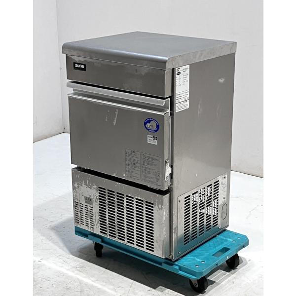 サンヨー 35kg製氷機 SIM-S3500 中古 1週間保証 2011年製 単相100V 幅500...