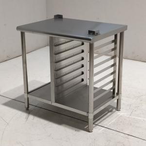 オーブン用架台 中古 幅750x奥行560 厨房【無限堂東京町田店】