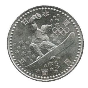 長野オリンピック冬季競技大会記念500円白銅貨1次 極美品｜tokyo-coin