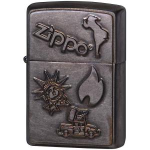 ZIPPO    ジッポー ライター 2ud-metal2  オールドデザイン メタルプレート メタル貼り｜tokyo-ec