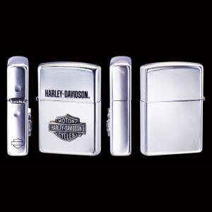 ZIPPO HARLEY-DAVIDSON HDP-スターリングシルバー バー＆シールド｜tokyo-ec