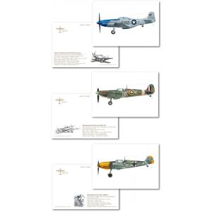 Fighter Aircraft of World War II　Post Card Set B｜tokyo-garage