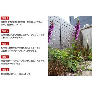 【樹脂製・目隠しフェンス】スタイルフェンスL1...の詳細画像3