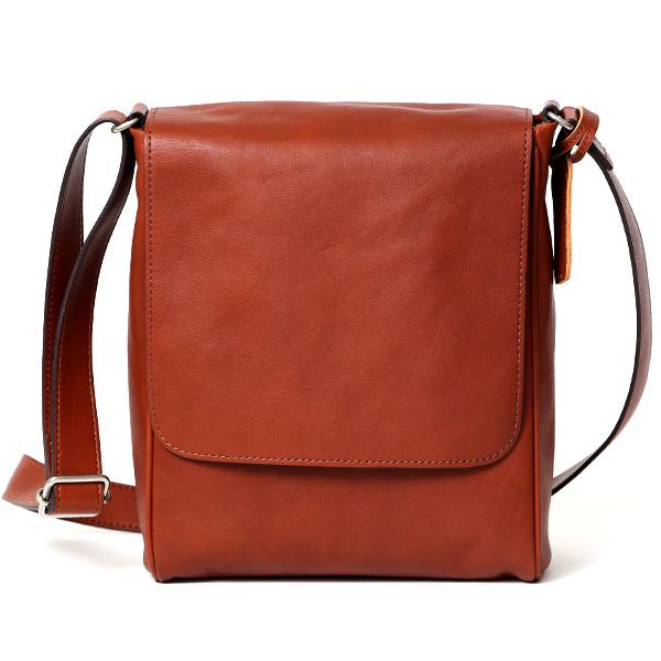 メッセンジャーバッグ 革 ショルダーバッグ レザー ブラウン 茶 茶色 斜め掛け コンパクト ギフト...