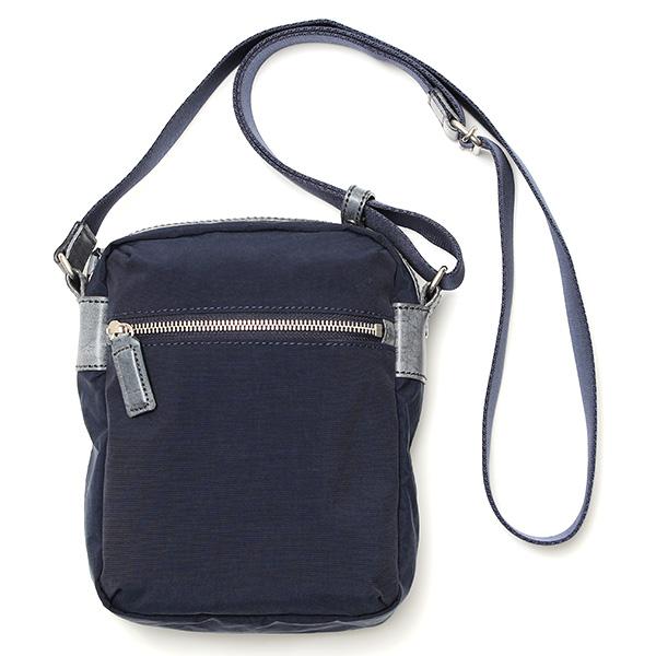 ミニ ショルダー バッグ 男女兼用 ナイロン 軽量 ブルー ネイビー 青色 スマホポーチ ボーデッサ...