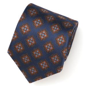 Franco Spada（フランコスパダ） ネクタイ 無地 シルク100％ ブルー