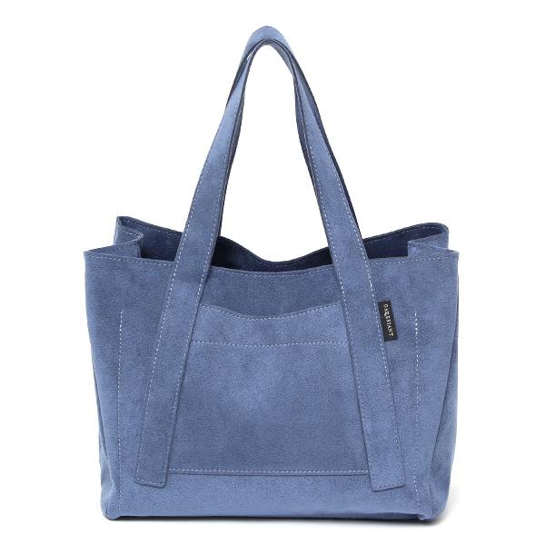 トート 小さめ レディース 軽い 洗える 自立 ブルー ネイビー 青色 メンズ バッグ ミニ スエー...