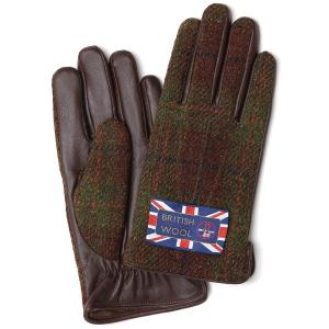 KURODA（クロダ） イタリア製 仔羊革 メンズ カシミヤ100％ 手袋