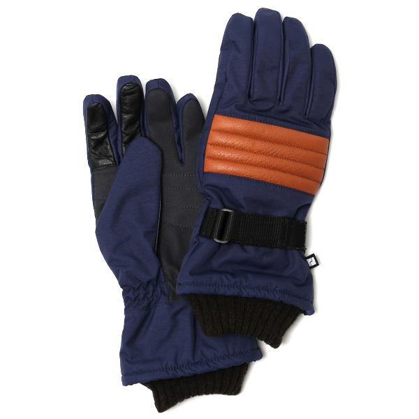 キャンプ 手袋 防寒 防水 スマホ操作可能 オシャレ ブルー ネイビー 青色 裏起毛 登山 バイク ...
