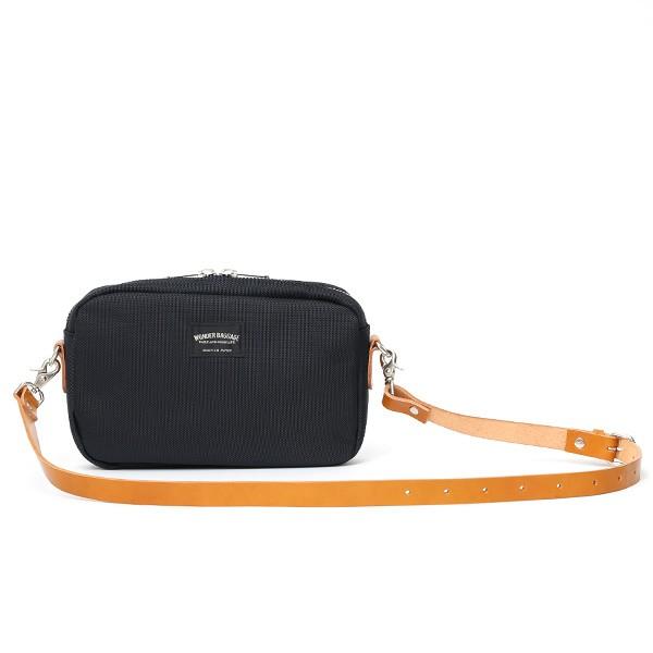 ショルダーバッグ メンズ ブルー ネイビー 青色 レディース バリスティックナイロン レザー 本革 ...