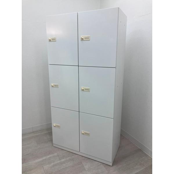 ■中古品■ コクヨ エディアシリーズ 6人用パーソナルロッカー BWU-RN62AD ※ヤケ・ヘコミ...