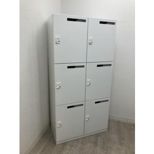 コクヨ 6人用パーソナルロッカー エディアシリーズ BWU-RN62DM79 ※キズ少々有 中古品