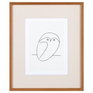 パブロ・ピカソ「ダチョウ」 パブロ・ピカソ「ダチョウ」アクアチント銅版画のオリジナル作品