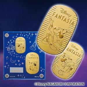 純金小判　大小セット 20g 10g ミッキーマウス ファンタジア 純金 ディズニー 正規品 保証書付き Disney 専用桐箱入り K24 販売 プレゼント ギフト S11215