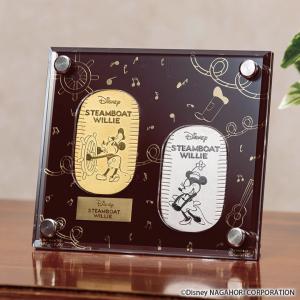 純金・純プラチナ 蒸気船ウィリー ミッキーマウス ミニーマウス 小判 Disney監修 セット 各20ｇ 保証書付き 造幣局刻印入 専用ボックス入り S11396