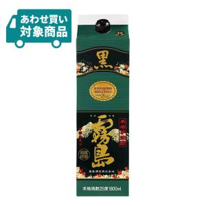 霧島酒造 25度 黒霧島 芋 チューパック 1800ml 1本 芋焼酎 本格焼酎 〈あわせ買い対象商品〉｜