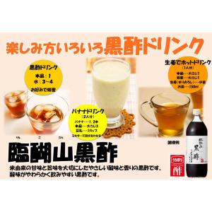 健康酢 黒酢 内堀 臨醐山黒酢 900ml 6...の詳細画像3