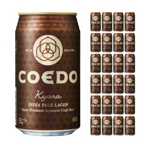 コエド クラフトビール ビール コエドブルワリー 伽羅-Kyara- 350ml 24本 ミディアムボディ COEDO 缶 地ビール 家飲み 送料無料｜東京酒粋(トウキョウシュスイ)