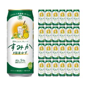 すみか  宝酒造 タカラcanチューハイ ＃国産ゆず 500ml×24本