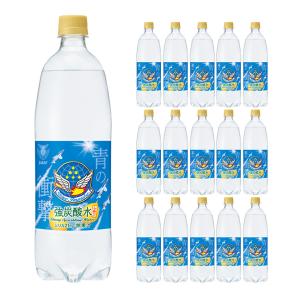 炭酸 ペット チェリオ 強炭酸水レモン ブルーインパルス 青の衝撃 （航空自衛隊コラボ）1000ml 15本 1ケース 送料無料 取り寄せ品｜東京酒粋(トウキョウシュスイ)